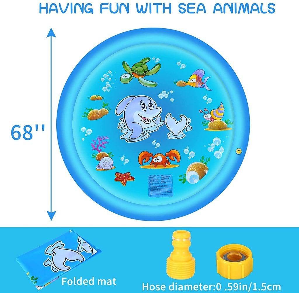 Backyard Sprinkler Splash Pad