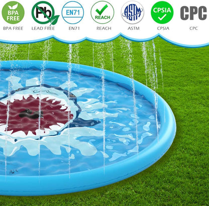 Splash Pad Sprinkler for Kids' Outdoor Fun