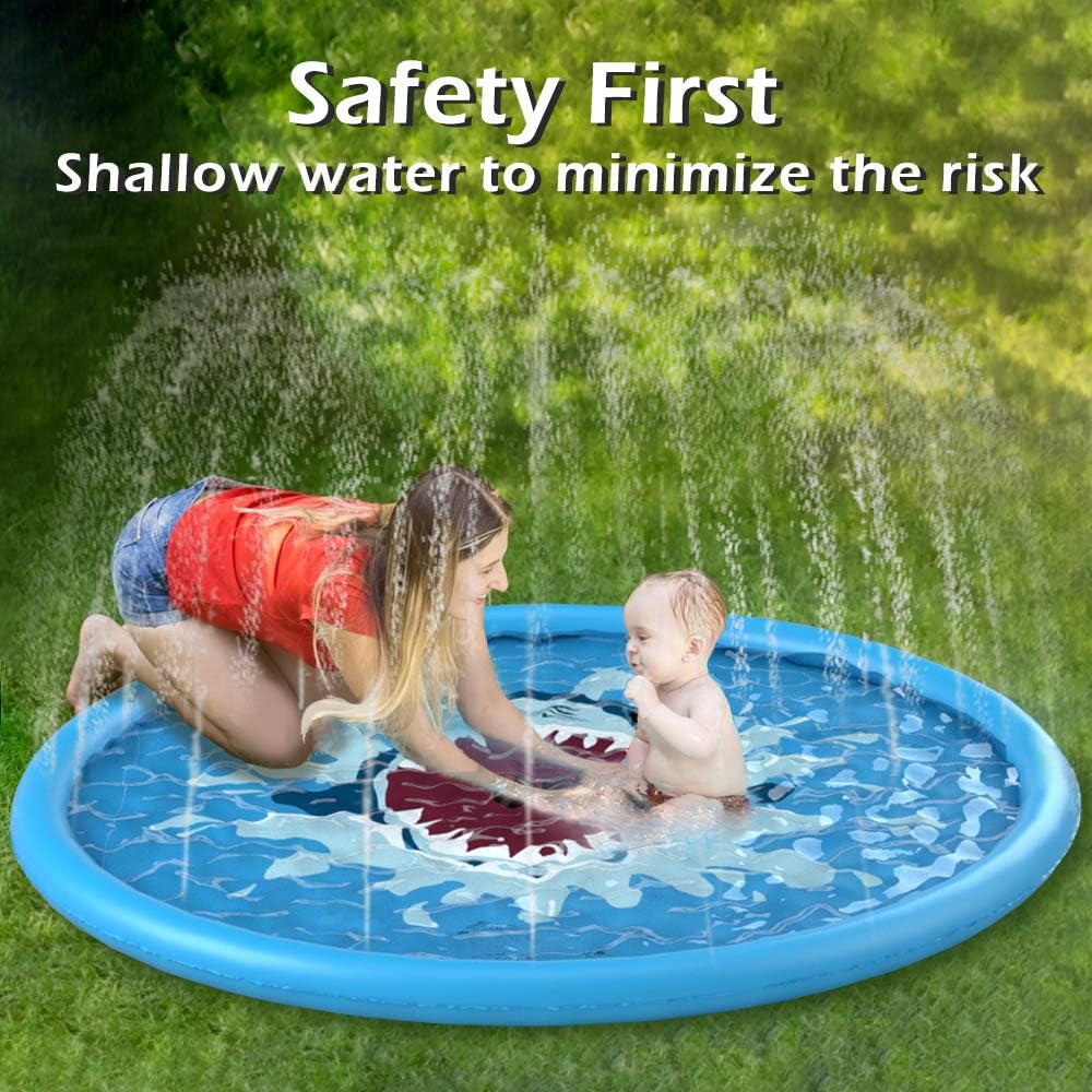 Splash Pad Sprinkler for Kids' Outdoor Fun