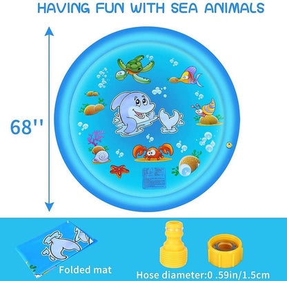 Backyard Sprinkler Splash Pad