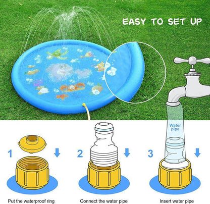 Backyard Sprinkler Splash Pad