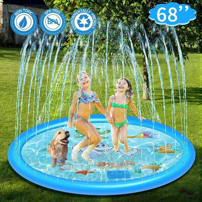 Backyard Sprinkler Splash Pad