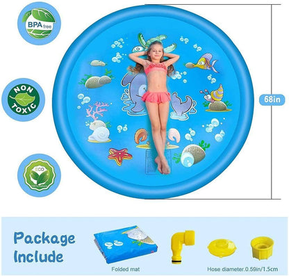 Backyard Sprinkler Splash Pad