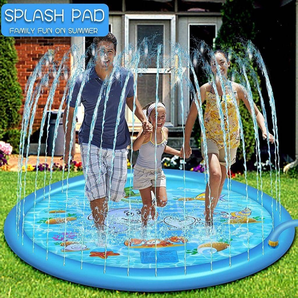 Backyard Sprinkler Splash Pad