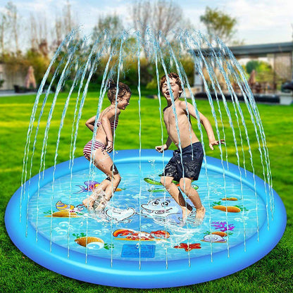 Backyard Sprinkler Splash Pad